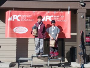 snowboard podium at pc